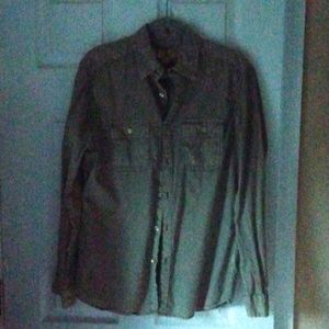 Tre Vero size Medium Men's Vintage Olive color shirt